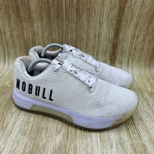 NOBULL Outwork Edge Impact Women's‎ Size 7 Shoes Sneakers Workout Gym Low White